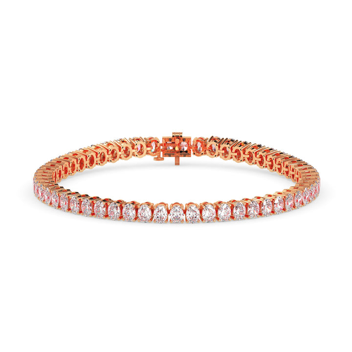 Radiant Oval Tennis Bracelet