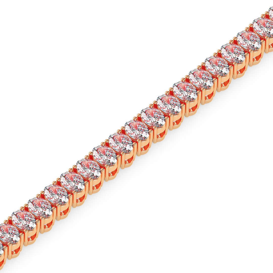 Radiant Oval Tennis Bracelet