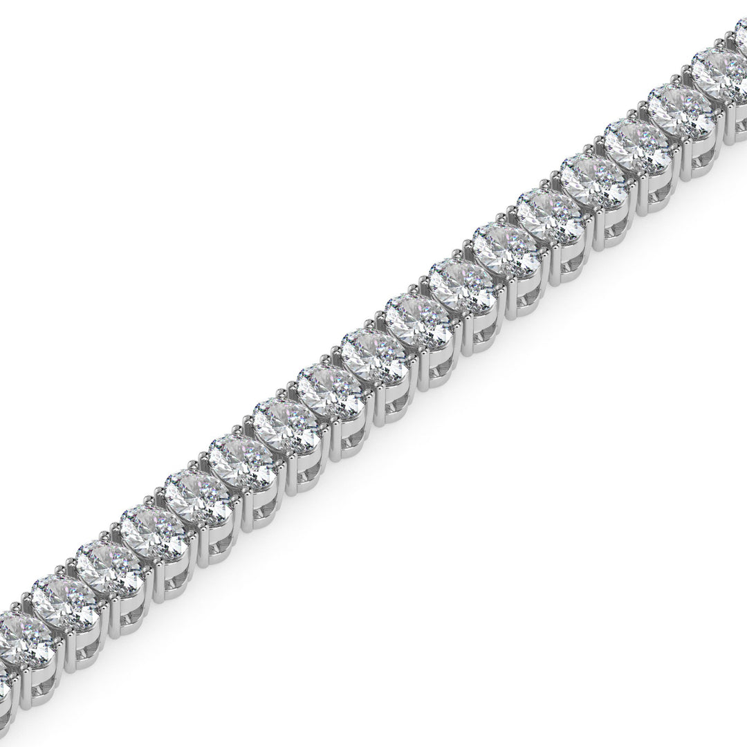 Radiant Oval Tennis Bracelet