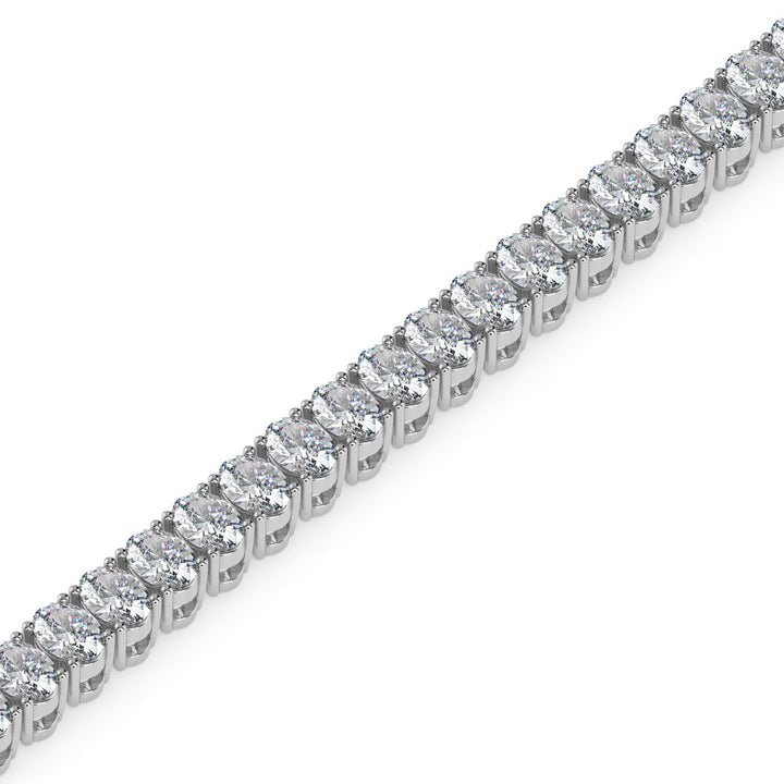 Radiant Oval Tennis Bracelet