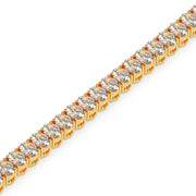Oval Tennis Bracelet-Dileti