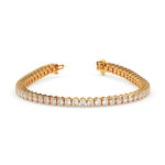 Oval Tennis Bracelet-Dileti