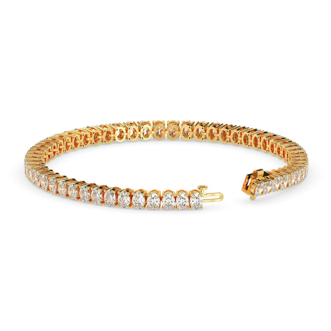 Radiant Oval Tennis Bracelet