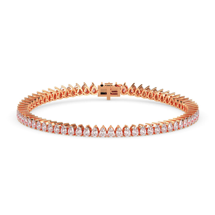 Radiant Pear Tennis Bracelet