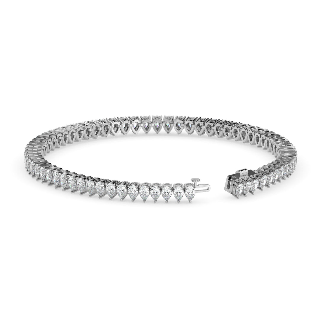 Radiant Pear Tennis Bracelet