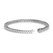 Pear Tennis Bracelet-Dileti