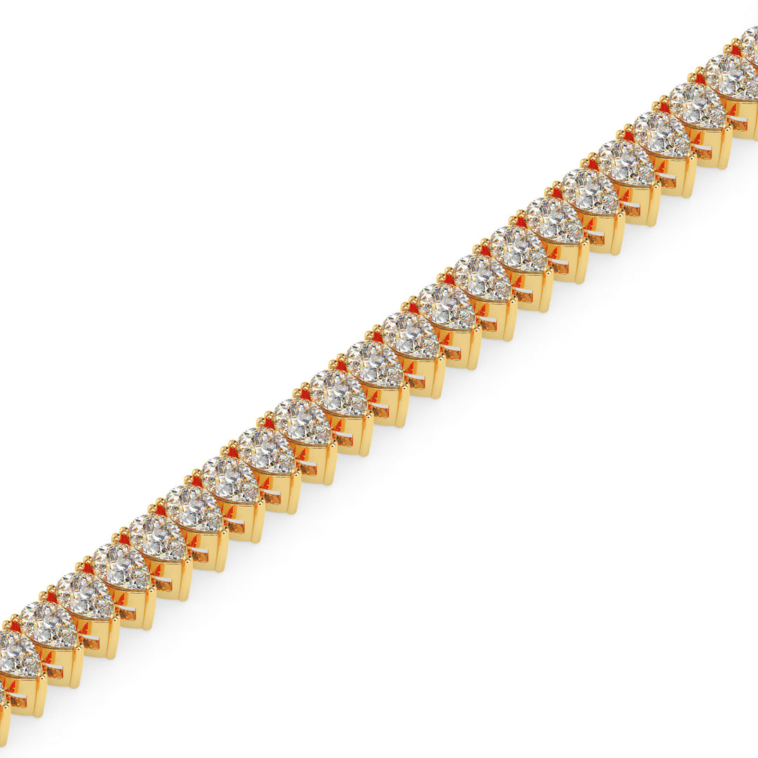 Radiant Pear Tennis Bracelet