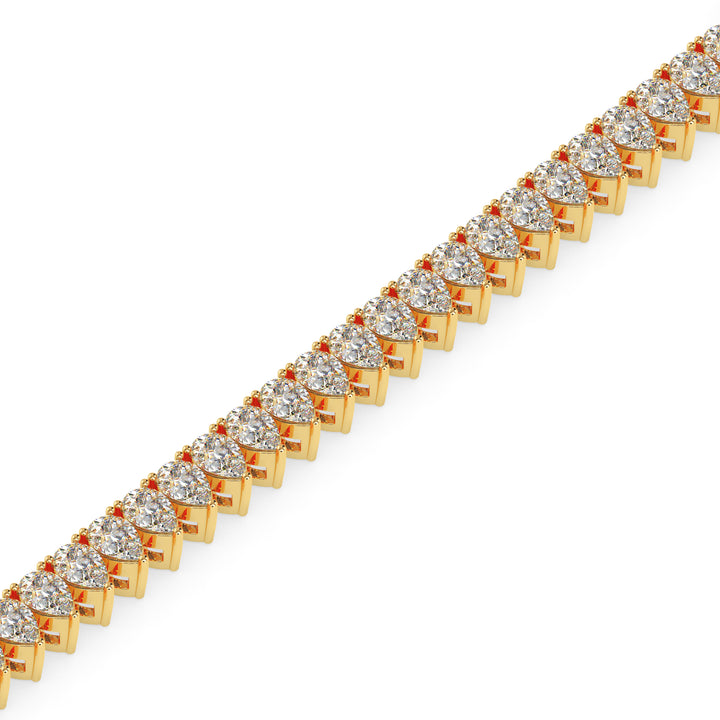 Radiant Pear Tennis Bracelet