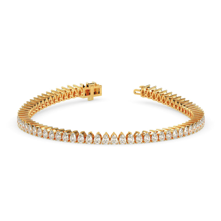 Radiant Pear Tennis Bracelet