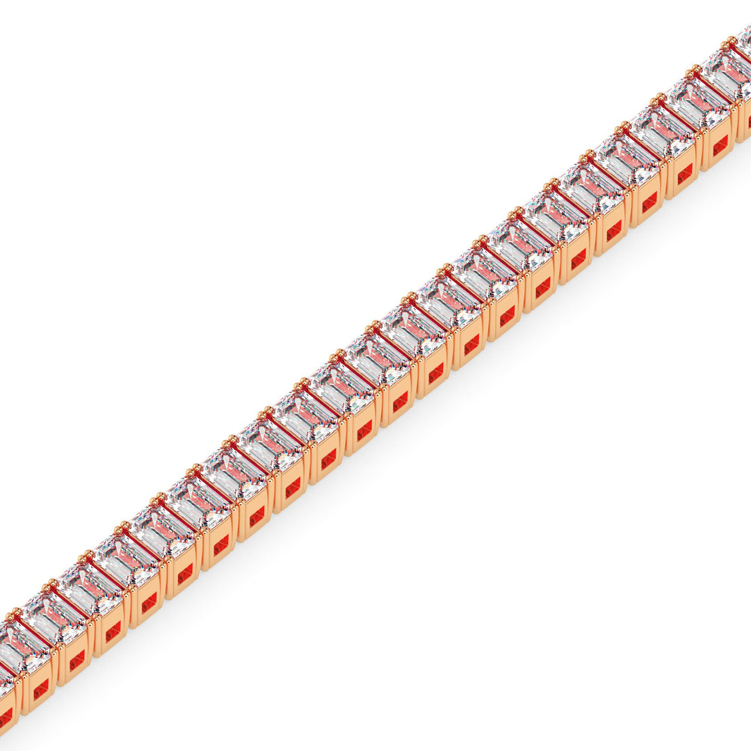 Radiant Emerald Tennis Bracelet