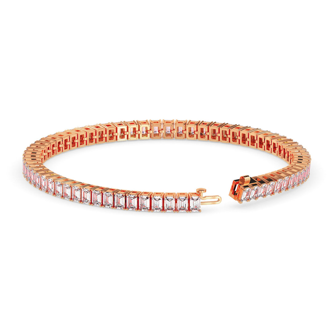 Radiant Emerald Tennis Bracelet