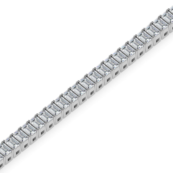 Radiant Emerald Tennis Bracelet