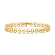 Triple Row Bracelet - Round 3.2mm
