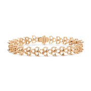Triple Row Bracelet - Round 3.8mm