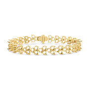 Triple Row Bracelet - Round 3.8mm
