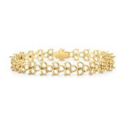 Triple Row Bracelet - Round 4.3mm