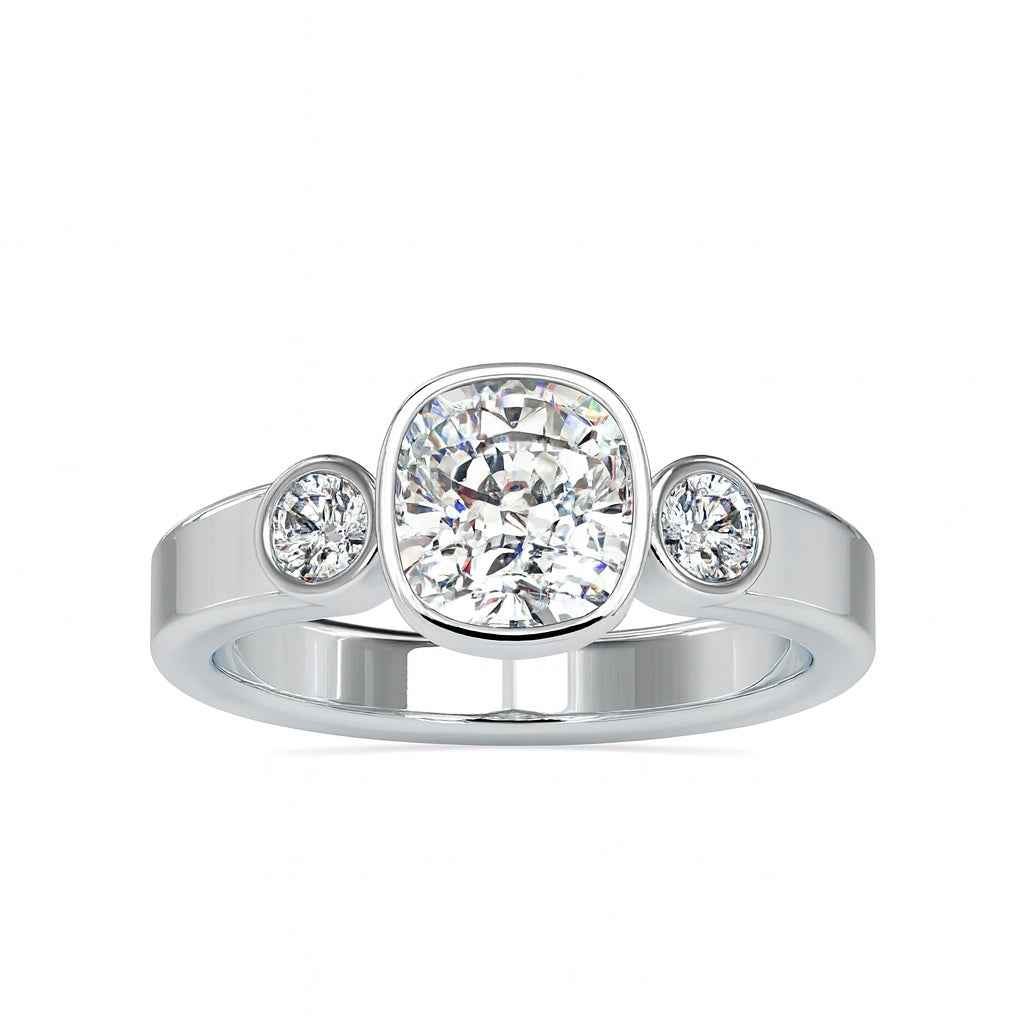 Callie Cushion Harmony Circlet Ring