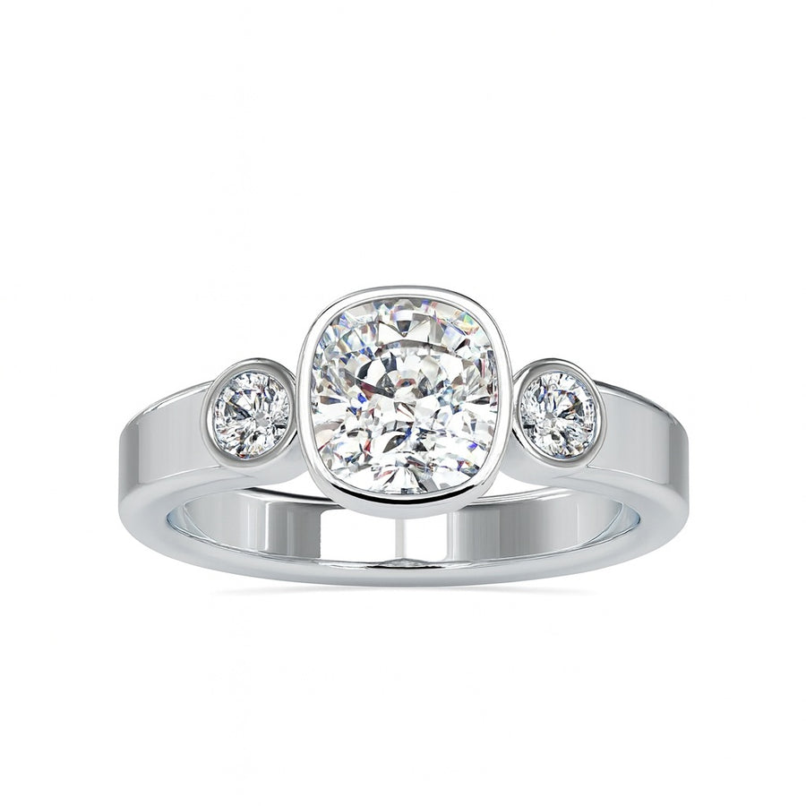 Callie Cushion Harmony Circlet Ring