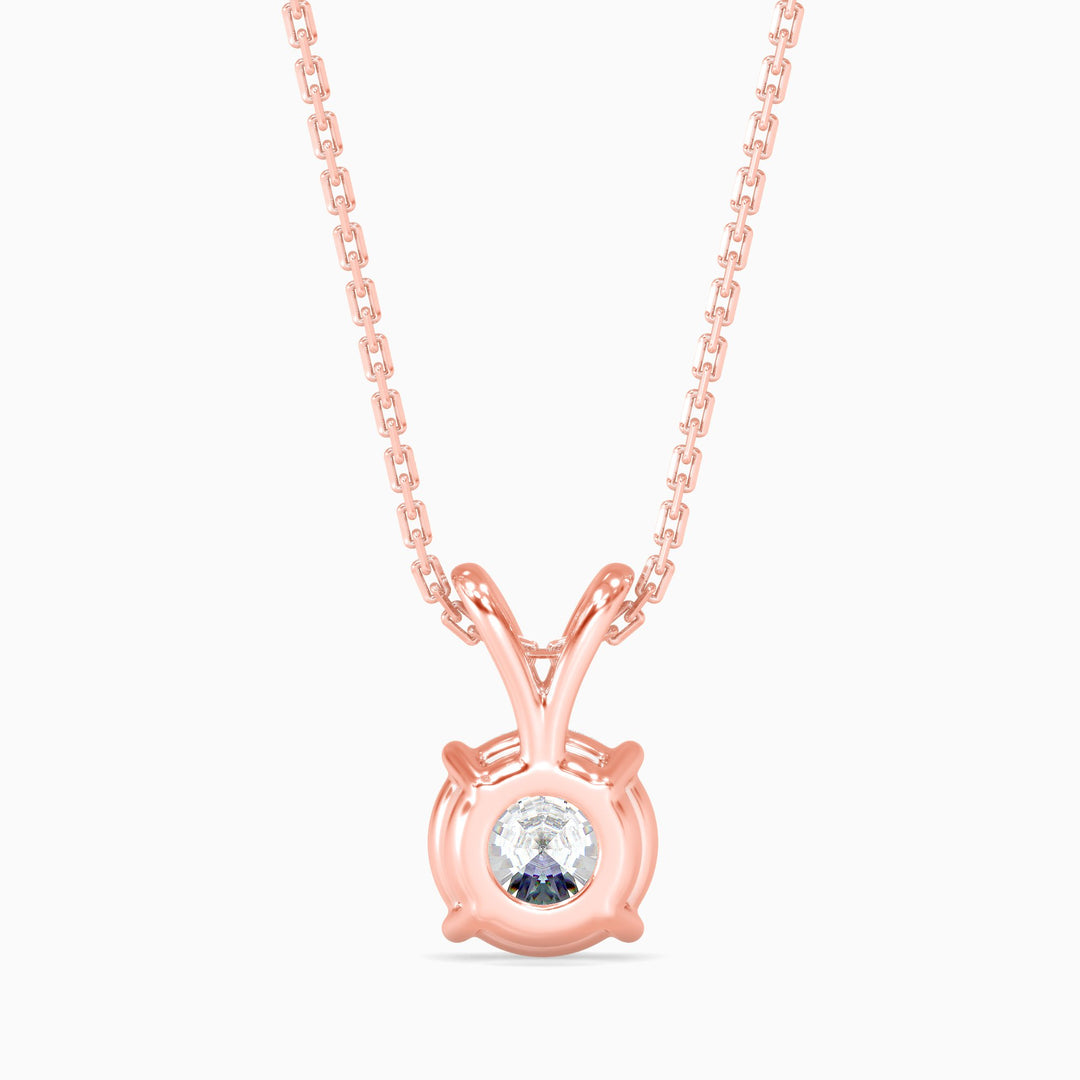 Paula Solitaire Round Pendant