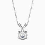 Paula Solitaire Round Pendant-Dileti