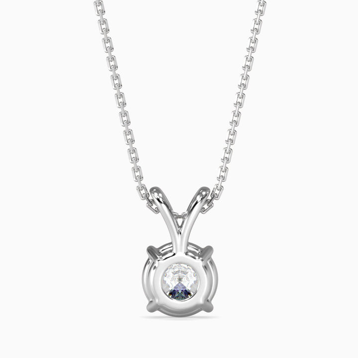 Paula Solitaire Round Pendant