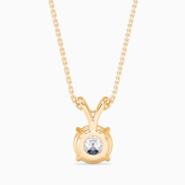 Paula Solitaire Round Pendant