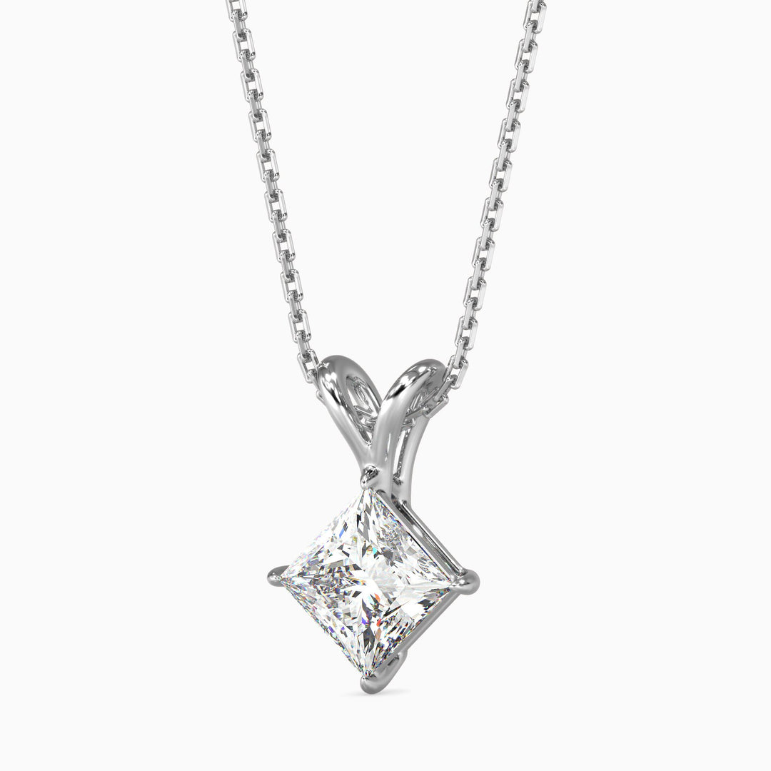 Regina Solitaire Princess Pendant