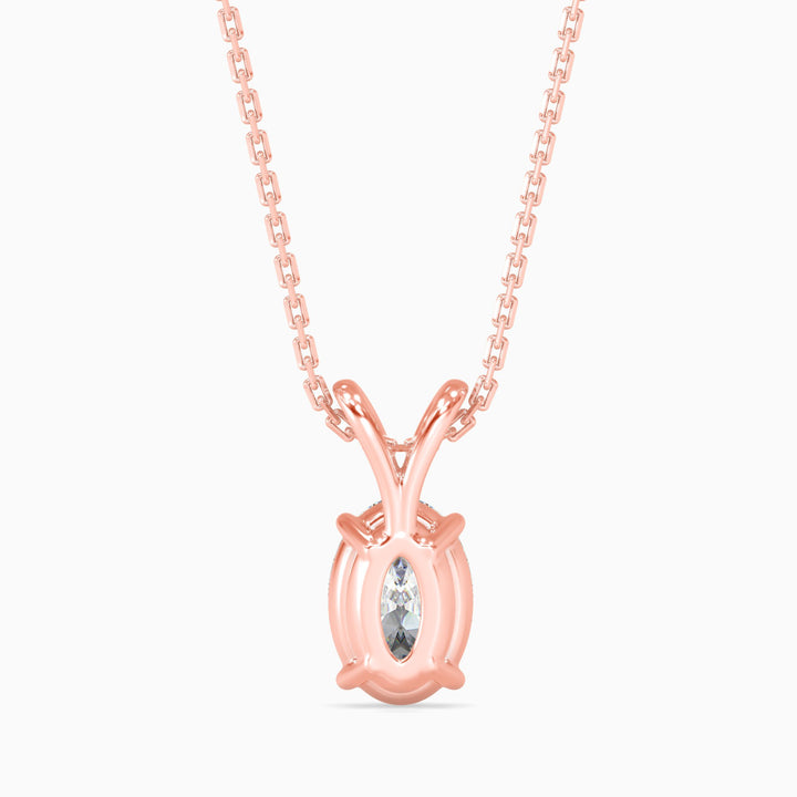 Aurelia Solitaire Oval Pendant