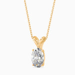 Aurelia Solitaire Oval Pendant-Dileti