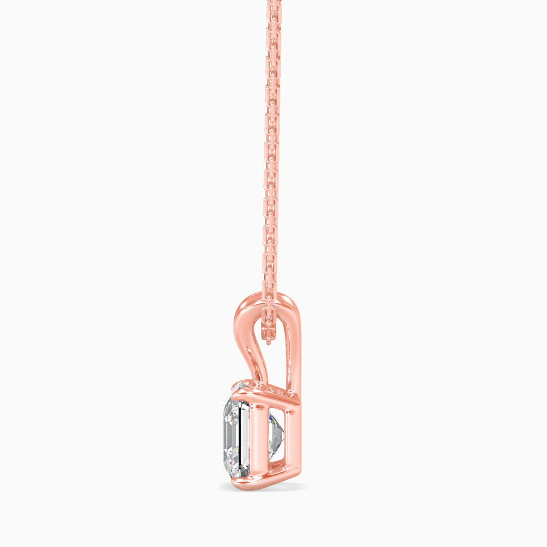 Mia Solitaire Assher Pendant