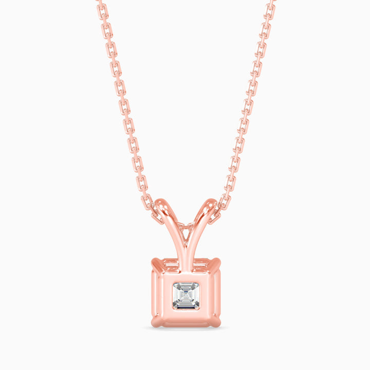 Mia Solitaire Assher Pendant