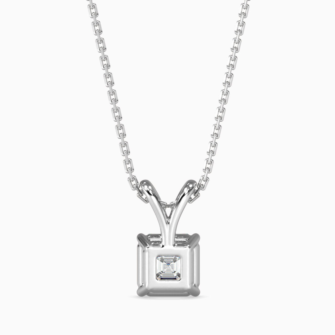 Mia Solitaire Assher Pendant