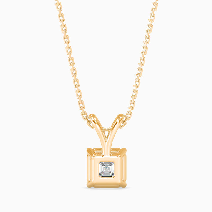 Mia Solitaire Assher Pendant