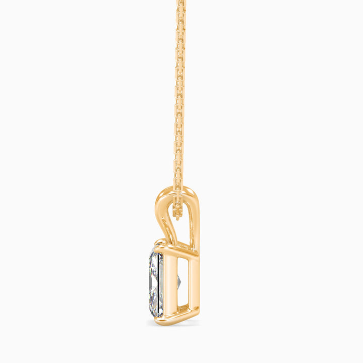 Sol Solitaire Radiant Pendant