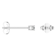 Solitaire Stud Earrings - Round 2.5mm