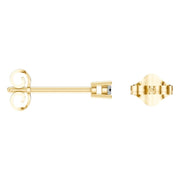 Solitaire Stud Earrings - Round 2.5mm