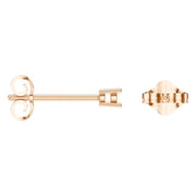Solitaire Stud Earrings - Round 2.5mm