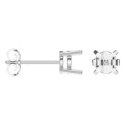 Solitaire Stud Earrings - Round 5mm