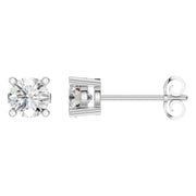 Solitaire Stud Earrings - Round 5.5mm