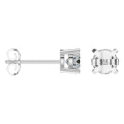 Solitaire Stud Earrings - Round 5.5mm