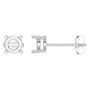 Solitaire Stud Earrings - Round 5.5mm