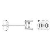 Solitaire Stud Earrings - Round 5.5mm