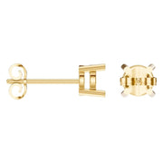 Solitaire Stud Earrings - Round 5.5mm