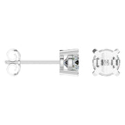Solitaire Stud Earrings - Round 5.75mm
