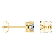 Solitaire Stud Earrings - Round 5.75mm