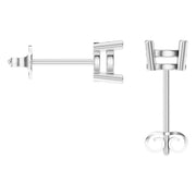 Solitaire Stud Earrings - Round 5.75mm