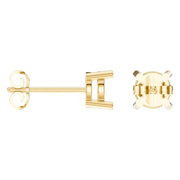 Solitaire Stud Earrings - Round 5.75mm