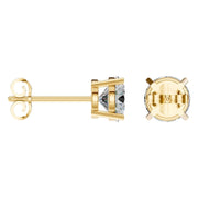 Solitaire Stud Earrings - Round 6.3mm