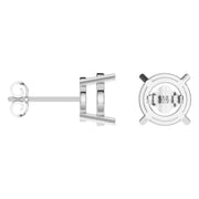 Solitaire Stud Earrings - Round 9mm