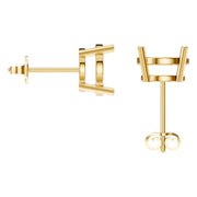 Solitaire Stud Earrings - Round 9mm